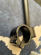 Manillar para motos Cafe Racer, manubrio para competición, clips-on ajustables, diámetro de 31/32/33/35/36/37/39/41/45/48/51mm