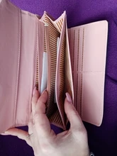 Bolso de moda sobre las mujeres cartera Color 3 veces flores de impresión de la PU billetera de cuero largo damas embrague monedero teléfono monedero