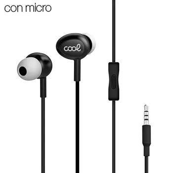 Auriculares 3,5 mm COOL In-Ear Stereo Con Micro Negro
Auriculares 3,5 mm COOL In-Ear Stereo Con Micro Negro