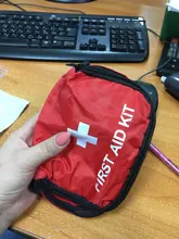 Kit de emergencia al aire libre ligero, estuche médico portátil, senderismo, Camping, supervivencia, viaje, bolsa vacía de primeros auxilios