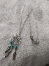 Collar de atrapasueños de aleación o acero inoxidable para mujer, collar de atrapasueños con pluma étnica Bohemia para Yoga, Mandala indio, Lotus, atrapasueños