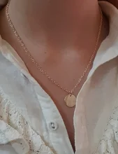 Modyle-collar con colgante de moneda bohemio para mujer, cadena de Color dorado, Gargantilla redonda, multicapa, joyería de boda