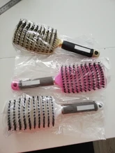 Massage-Comb Hair-Brush Salon Hairdressing-Styling-Tools Detangle Nylon Curly Girls Women