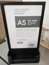 Soporte de exhibición multifuncional A4, alta gama, para restaurante, oficina comercial, A5, Vertical, mesa de catálogo, señal