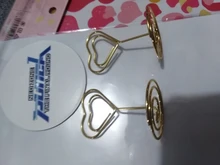 Clip de foto de corazón para boda de 4 estilos, soporte de mesa para números, decoración de escritorio, soporte de Metal para tarjetas, suministros de fiesta