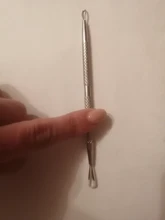 Comedone-utensilio para quitar espinillas y granos, agujas de acero inoxidable para quitar espinillas y granos, cuidado de la piel facial, limpiador de poros, color plateado, 1 Uds.