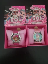 Lol-reloj sorpresa Original, muñeca de dibujos animados de Anime, accesorios de juguete de cuero para niños, regalo de cumpleaños, Navidad y Halloween