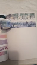 Cinta adhesiva decorativa para manualidades, cinta adhesiva japonesa de varios colores para decorar álbumes de recortes, artículos de papelería con etiquetas