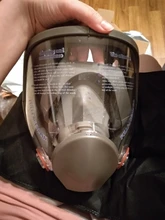 Máscara de gas 7 en 1 6800, mascarilla facial completa, respirador, pintura en aerosol, mascarilla de silicona