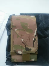 Bolsa de camuflaje para exteriores, soporte militar táctico para teléfono, funda para cinturón deportivo de nailon resistente al agua EDC, bolsas deportivas de camuflaje para caza