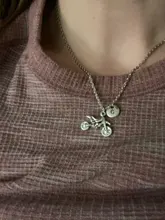 Nuevo antiguo suciedad bicicleta encanto 26 carta A-Z collar con escritura motocicleta colgante de las mujeres los hombres amante de regalo Rock joyería