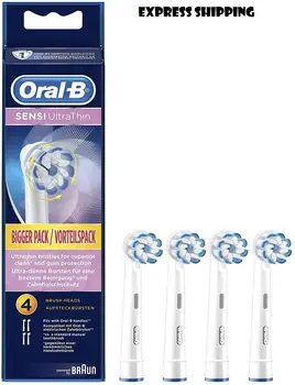 4pcs Oral-B Sensi Ultrathin Electric toothbrush heads Refill Gum Care Tough on Plaque Deep Clean Remove Teeth Stain Soft Bristle
4pcs Oral-B Sensi Ultrathin Electric toothbrush heads Refill Gum Care Tough on Plaque Deep Clean Remove Teeth Stain Soft Bristle