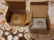 Caja de bloqueo de llave de aleación de Zinc montada en la pared, caja de seguridad, resistente a la intemperie, combinación de 4 dígitos, cerradura de almacenamiento, caja de seguridad para interiores y exteriores