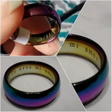 MANGOSKY-anillo de acero inoxidable para hombre y mujer, sortija de boda de 2mm y 4mm