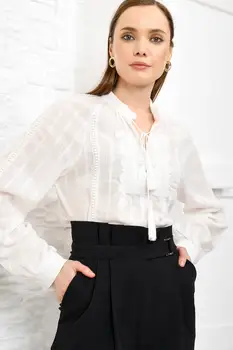 Trend Alacati Style Women Crew Neck Embroidery Embroidered Woven Bluz ALC-X3445
Trend Alacati Style Women Crew Neck Embroidery Embroidered Woven Bluz ALC-X3445