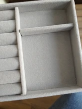 Mordoa-organizador de pendientes de ante y terciopelo rosa, soporte para presentación de joyería, estante, plato de muestra, caja de joyería de moda