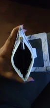 Tarjetero con textura de mármol, cartera pequeña de bolsillo para tarjetas de crédito, delgado y delgado, color blanco