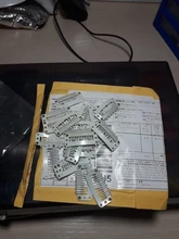 Alileader-Clips de extensión para extensiones de cabello humano, 20 unids/lote, Clip para extensiones, peine de Metal para cierre