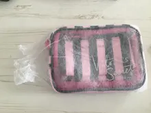 Bolsa de cosméticos portátil de PVC, conjunto de 3 piezas, bolsa de viaje al aire libre, impermeable, bolsa de almacenamiento transparente a la moda