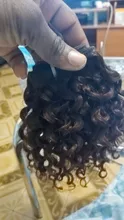 Hair-Bundles Human-Hair-Extensions Calla Kinky Curly Dark-Brown Double-Draw Natural Weft
