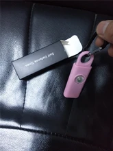 Alarma de seguridad de sirena de autodefensa para mujer, llavero con luz LED SOS, alarmas personales, alarma de llavero de seguridad Personal