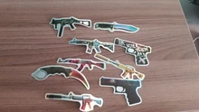 TD ZW-pegatinas Cs Go para portátil, 50 Uds., para equipaje, Mac, libro, guitarra, motocicleta bicicleta coche, pegatinas de vinilo coloridas DIY