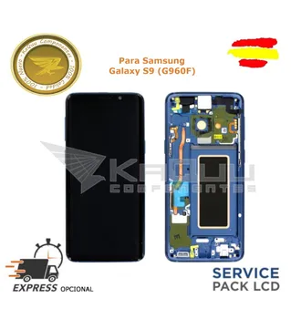 Screen full touch lcd with frame for Samsung Galaxy S9 SM-G960F blue SERVICE PACK
Screen full touch lcd with frame for Samsung Galaxy S9 SM-G960F blue SERVICE PACK