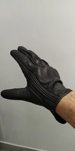 Guantes de moto de cuero auténtico para invierno y verano, equipo de protección para Motocross con pantalla táctil