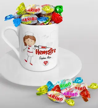 Personalized Nurse Turkish coffee Cup and Haribo Candy Gift Seti-5
Personalized Nurse Turkish coffee Cup and Haribo Candy Gift Seti-5