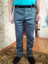 Icsars-vestidores formales elásticos para hombre, pantalón de ajuste clásico, liso, con libertad Total, para verano