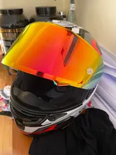 10 colores oro iridio de la motocicleta completa máscara visera estuche para gafas para SHOEI X14 X-14 Z7 CWR-1 NXR RF-1200 X-espíritu 3 máscara visera