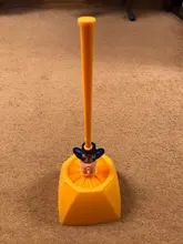 Set de cepillos para inodoro, Set de accesorios de limpieza de baño con escobillas originales de papel higiénico, Donald Trump