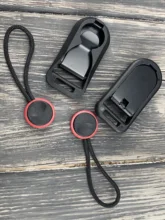 Conector de liberación rápida con forma redonda, 2 uds., Base para correa de hombro de cámara, Sony, Canon, Nikon, Panasonic, Fujifilm, novedad de 2021