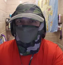 Visor Unisex sombreros de Sun Protector gorra de protección UV cubrir cuello y rostro sol protección deporte al aire libre senderismo pesca sombreros