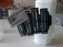 4/8 unids/lote hombres maquinilla de afeitar cuchillas de afeitar hombres 6 capas de hoja de afeitar Cassette para Mach 3 casetes para afeitar