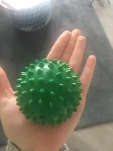 PVC de ejercicios duro punta de bola de masaje alivio fascitis Plantar en vivomed mano pie agarre entrenamiento bola portátil fisioterapia Bola con picos 7cm