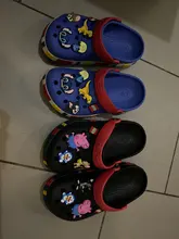 De moda niño niña playa zapatillas Sandalias de verano zapatos para niños con dibujos animados EVA resistencia transpirable antideslizante bebé