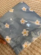 Bolsa de compras de algodón y poliéster ecológico, bolsos para compras con flores de aguacate, bolso para abarrotes, bolsa portátil de viaje para verano