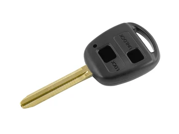 Remote Key shell 2 buttons blank with blade TOY43 battery on without Transponder chip for Toyota Yaris Auris Aygo Trans
Remote Key shell 2 buttons blank with blade TOY43 battery on without Transponder chip for Toyota Yaris Auris Aygo Trans