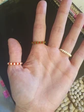 Anillo de estilo bohemio creativo para mujer, sortija hecha a mano con cuentas, accesorios de joyería para niña y mujer, 1 ud.