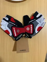 INBIKE-guantes medio dedo de ciclismo almohadilla a prueba de golpes, Para deporte, verano, gimnasio y ciclismo de montaña