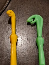 Herramienta de atado de bucle de gancho fácil, Tyer Disgorger, herramienta de atado de nudos rápido para mosca, línea de Pesca, Kit de nivel, separador de Pesca, 2 uds., nuevo