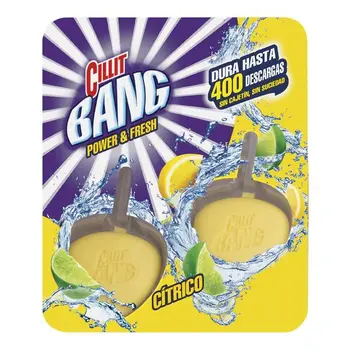 Cillit Bang WC Power & Fresh Citric Toilet Bowl Clip-On Freshener Tabs (Pack of 2)
Cillit Bang WC Power & Fresh Citric Toilet Bowl Clip-On Freshener Tabs (Pack of 2)