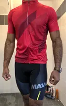 MAVIC-Maillot de ciclismo para hombre conjunto de manga corta, pantalones cortos con pechera 19D, ropa de bicicleta, ropa deportiva, novedad de 2021