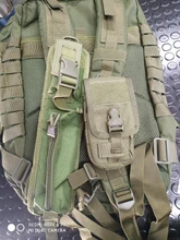 Mochila táctica con correa para el hombro, bolsa para artículos diversos, linterna de llave Molle, accesorios de caza y acampada al aire libre, paquete EDC, bolsa de herramientas