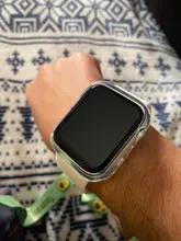 Funda para reloj Apple Watch, 6/4/5/3/2/1, 40mm, 44mm, medio paquete, galvanoplastia, TPU, 6 colores, Series, IWatch, 42mm, 38mm