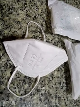 Mascarillas FFP2 de 5 capas reutilizables KN95, Máscara protectora FPP2 ffp2, Color blanco y negro, aprobado por la CE, 5-100 Uds.