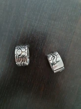 Vintage auténtica plata pura Color Anillos flor de loto para las mujeres boda abierto grande anillo de dedo Anillos Anelli