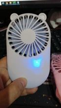 Mini ventilador portátil de mano para viaje y oficina, ventiladores de sobremesa recargables con USB, 3 modos ajustables, para verano, 1 unidad
