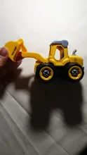 Rompecabezas DIY para niños, coche de bloques de construcción de ingeniería, juguetes educativos para niños, montaje de tuercas, vehículo, excavadora, juguete